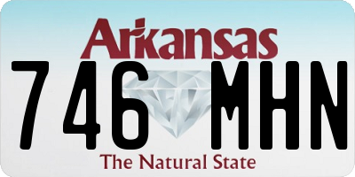 AR license plate 746MHN