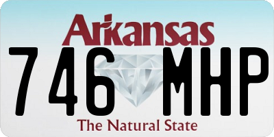 AR license plate 746MHP