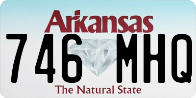 AR license plate 746MHQ