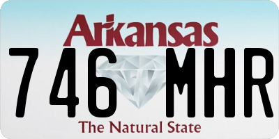 AR license plate 746MHR