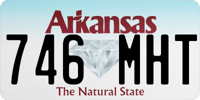 AR license plate 746MHT