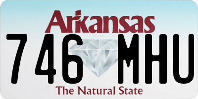 AR license plate 746MHU