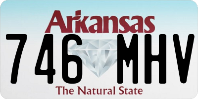 AR license plate 746MHV