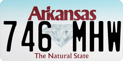 AR license plate 746MHW