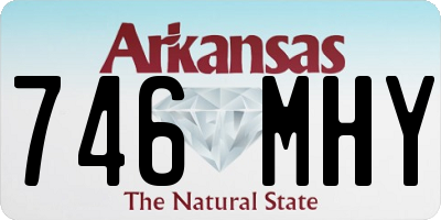 AR license plate 746MHY