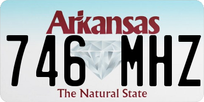 AR license plate 746MHZ