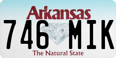 AR license plate 746MIK
