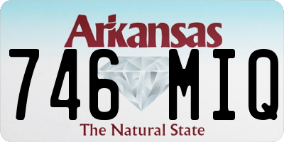 AR license plate 746MIQ