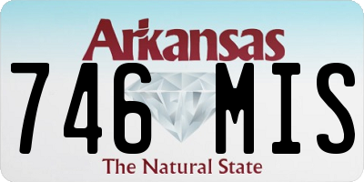 AR license plate 746MIS