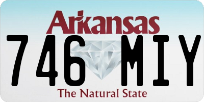 AR license plate 746MIY