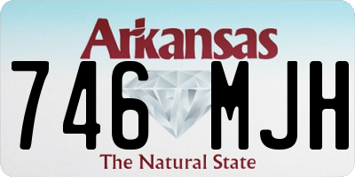 AR license plate 746MJH