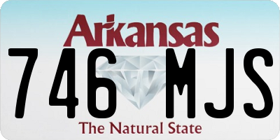 AR license plate 746MJS