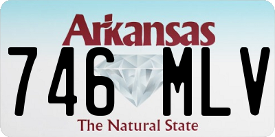 AR license plate 746MLV
