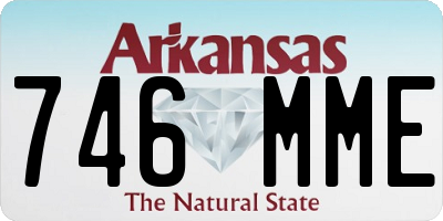 AR license plate 746MME