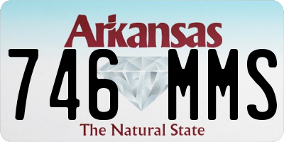 AR license plate 746MMS