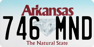 AR license plate 746MND