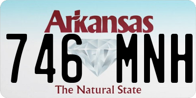 AR license plate 746MNH