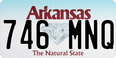 AR license plate 746MNQ