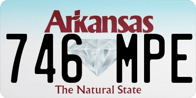AR license plate 746MPE