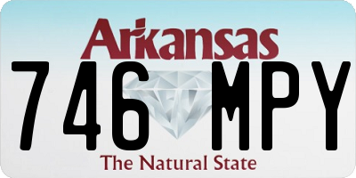 AR license plate 746MPY