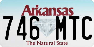 AR license plate 746MTC