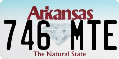 AR license plate 746MTE