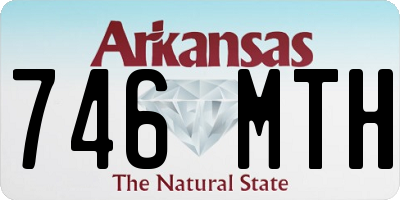 AR license plate 746MTH
