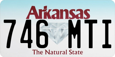 AR license plate 746MTI