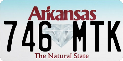 AR license plate 746MTK