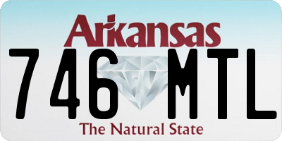 AR license plate 746MTL