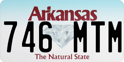 AR license plate 746MTM
