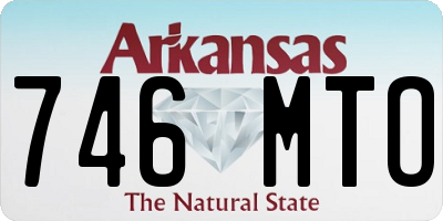 AR license plate 746MTO
