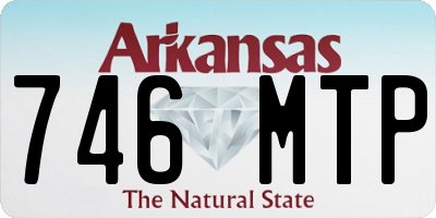 AR license plate 746MTP