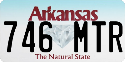 AR license plate 746MTR