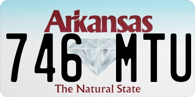 AR license plate 746MTU