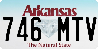 AR license plate 746MTV
