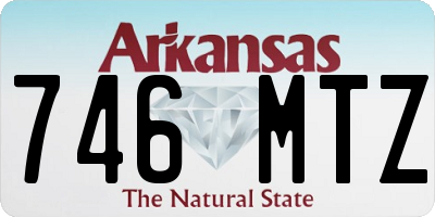 AR license plate 746MTZ