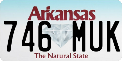 AR license plate 746MUK