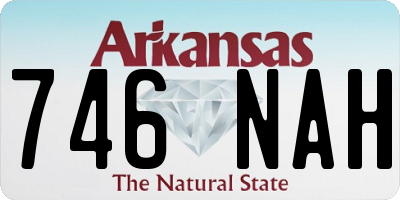 AR license plate 746NAH