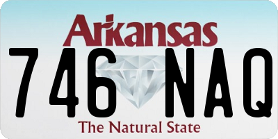 AR license plate 746NAQ