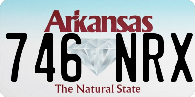 AR license plate 746NRX