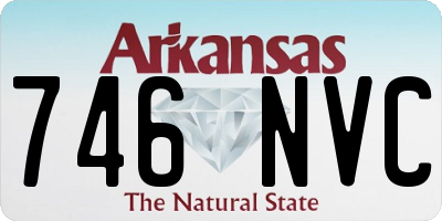 AR license plate 746NVC