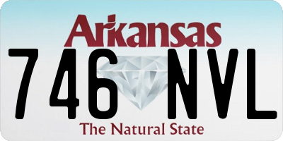 AR license plate 746NVL