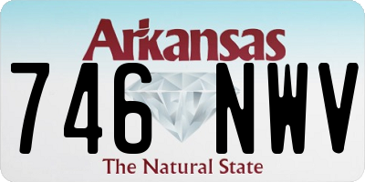 AR license plate 746NWV