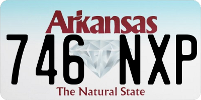 AR license plate 746NXP