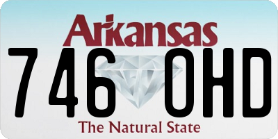 AR license plate 746OHD