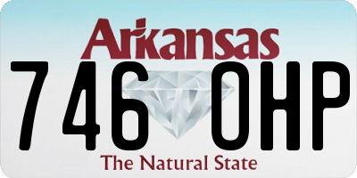 AR license plate 746OHP