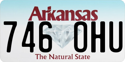 AR license plate 746OHU