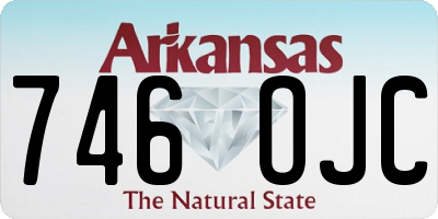 AR license plate 746OJC