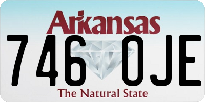 AR license plate 746OJE
